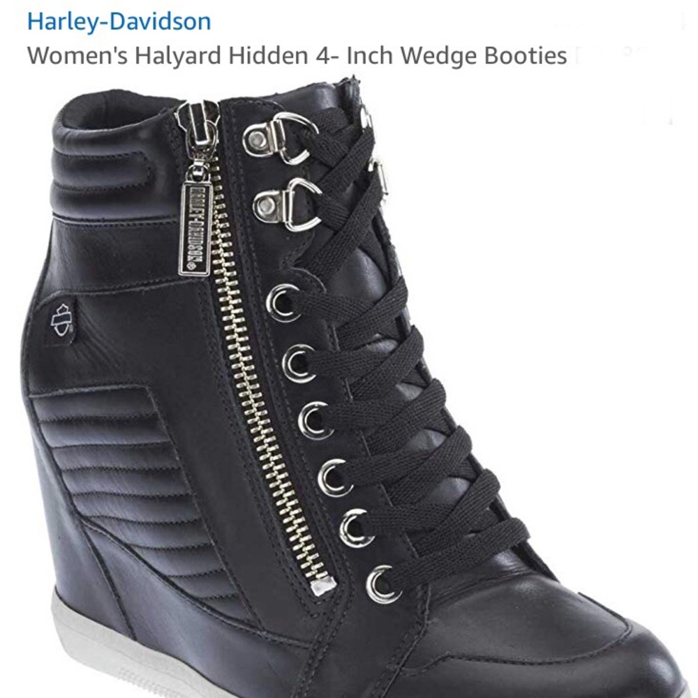 Harley-Davidson Halyard Wedge Bootie size 11